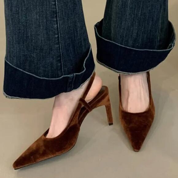 RARE!!! ZARA Heeled Slingbacks NWT LAST ONE!!! - Picture 2 of 15